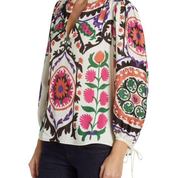 ba&sh Multicolor Patterned Blouse - Picture 3 of 12